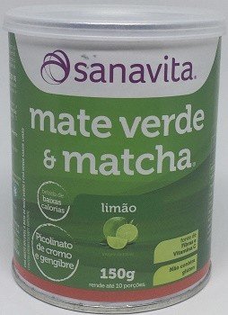 Mate Verde e Matcha - Sanavita - Limão - 150g