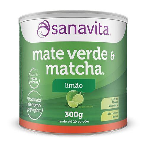 Mate Verde Matcha - 300g Limão - Sanavita