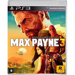 Max Payne 3 - Blu Ray - Ps3