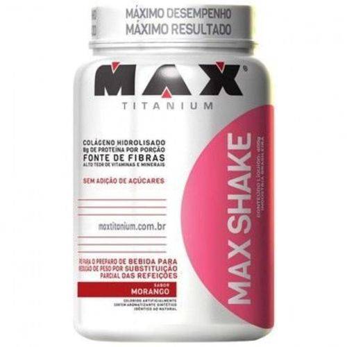 Max Shake 400G - Max Titanium - Morango