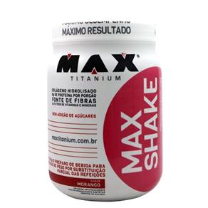 Max Shake - Max Titanium - Morango - 400 G