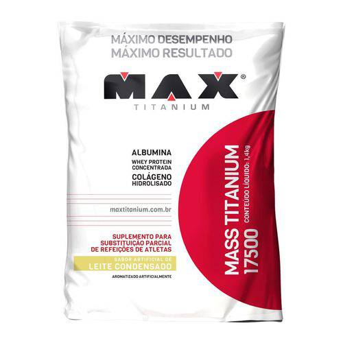Max Titanium Mass 17500 1,4kg Leite Condensado