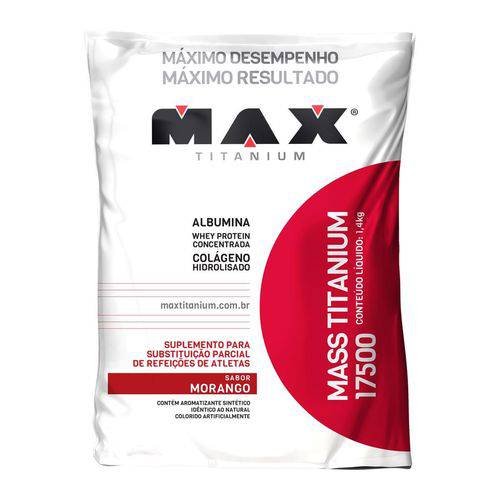 Max Titanium Mass 17500 1,4kg Morango