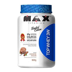 Max Titanium - Top Whey 3w 900g - Creme de Avelãs (PA.04.11.0395)