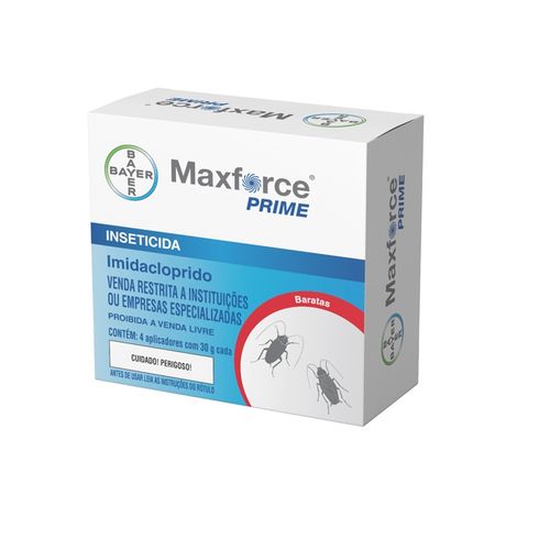 Maxforce Prime Gel Mata Baratas Bayer - Caixa 4 Seringas 30 G