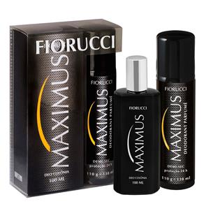 Tudo sobre 'Maximus Deo Colônia Fiorucci - Kit Perfume Masculino + Desodorante Spray Kit'