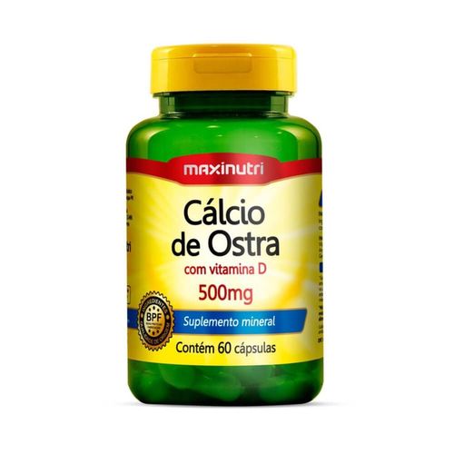 Maxinutri Cálcio de Ostra 500mg C/60