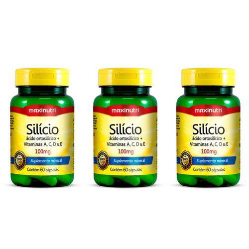 Maxinutri Silicio Quelato C/60 (kit C/03)