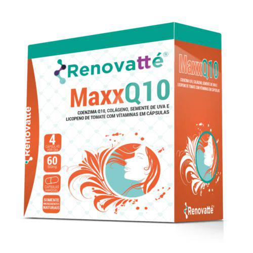 Maxx Q10 (coenzima Q10 e Aminoácidos) 60 Cápsulas 500 Mg