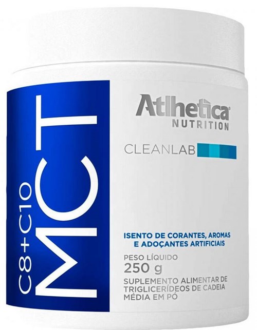 MCT C8+C10 250g em Pó - Atlhetica Nutrition
