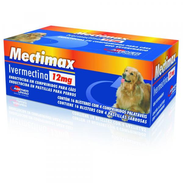 Mectimax 12 Mg - 4 Comprimidos - Agener