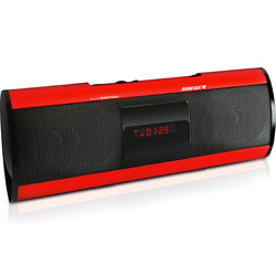 Media Player MSP185 Tocador de MP3, Rádio FM, Entrada USB, SD e Auxiliar - Vermelho - Sunfire