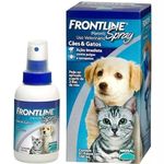 Medicamento Antipulgas e Carrapatos P/ Cães e Gatos Spray 100ml - Frontline