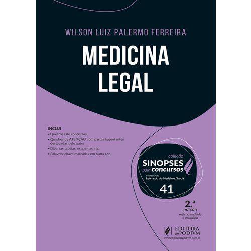Medicina Legal - Sinopses para Concursos - Vol 41 - Juspodivm