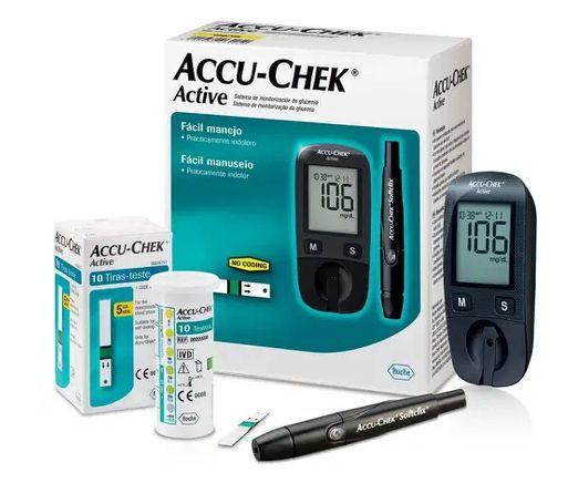 Medidor de Glicose Accu-Chek Active Kit - Roche