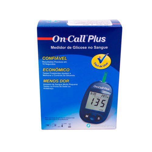 Medidor de Glicose On Call Plus Semi-completo