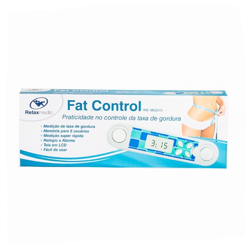 Tudo sobre 'Medidor de Gordura Fat Control Relaxmedic'