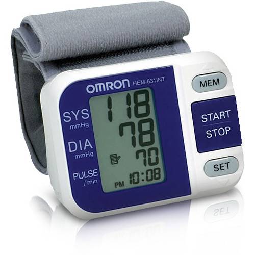 Medidor de Pressão Arterial Automático de Pulso - HEM 631 INT - Omron