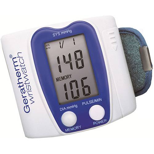 Tudo sobre 'Medidor de Pressão de Pulso Wristwatch - Geratherm'