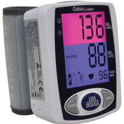 Tamanhos, Medidas e Dimensões do produto Medidor de Pressão Digital Pulso Color Check AC 229 - Incoterm
