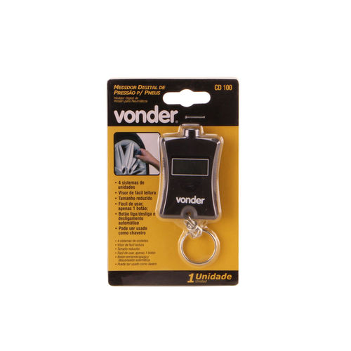 Medidor Digital de Pressão para Pneus Vonder