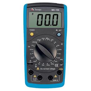 Medidor LCR Digital 3 1/2 Dígitos Faixas : Indutância, Capacitância, Resistência, Teste de Transistor PNP e NPN, Continuidade e Diodo.Minipa MC-155