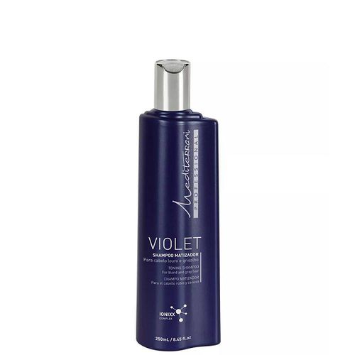 Mediterrani Violet - Shampoo Matizador para Cabelos Loiros e Grisalhos - 250ml