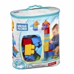 Mega Bloks - Blocos de Montar - Sacola com 80 Peças Dch63