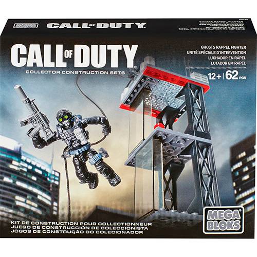 Tudo sobre 'Mega Bloks Call Of Duty Collector Construction Sets Lutador em Rapel - Mattel'