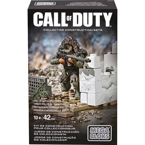 Tudo sobre 'Mega Bloks Call Of Duty Unidade Tática II Ghillie Suit Sniper - Mattel'