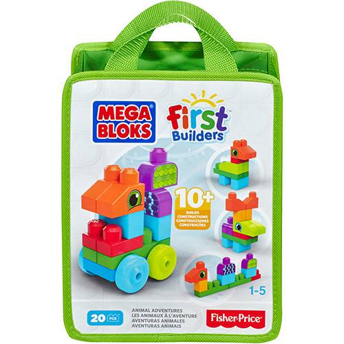 Tudo sobre 'Mega Bloks First Builders Sacola Criar Animais - Mattel'