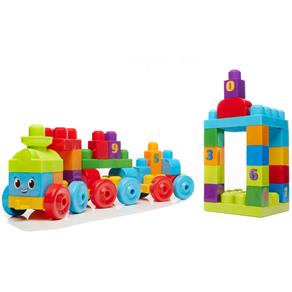Mega Bloks - First Builders - Trem de Aprendizado 123 - Mattel