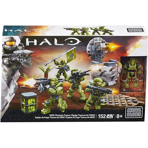 Tudo sobre 'Mega Bloks Halo Equipe de Fogo Taurus da UNSC - Mattel'