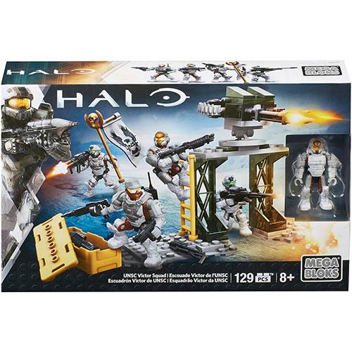 Tudo sobre 'Mega Bloks Halo UNSC Victor Squad - Mattel'