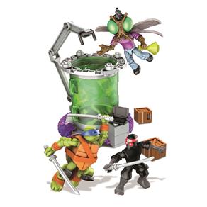 Mega Bloks Mattel as Tartarugas Ninja - Laboratório de Mutação
