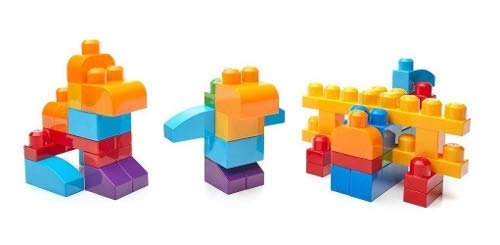 Mega Bloks Sacola com 80 Peças - Mattel