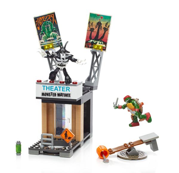 Mega Bloks - Tartarugas Ninja - Batalha Nas Ruas - Teatro - Mattel