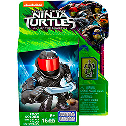 Tudo sobre 'Mega Bloks Tartarugas Ninja Filme Dpw12 Foot Soldado Drm97 - Mattel'