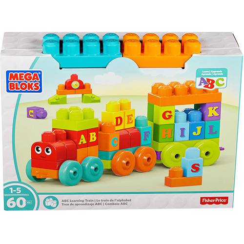 Tudo sobre 'Mega Bloks Trem de Aprendizado ABC - Mattel'