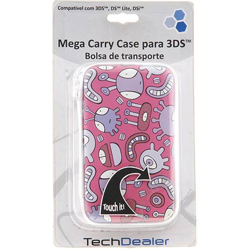 Tudo sobre 'Mega Carry Case para 3DS - Bolsa de Transporte (Inseto Rosa)'