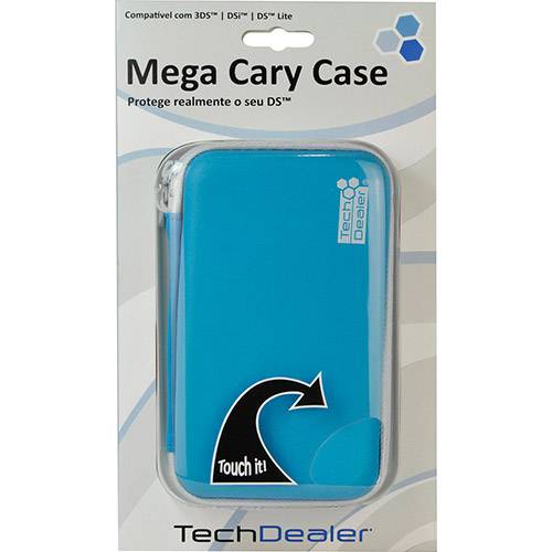 Tudo sobre 'Mega Carry Case para 3DS e DSi - Azul - Tech Dealer'
