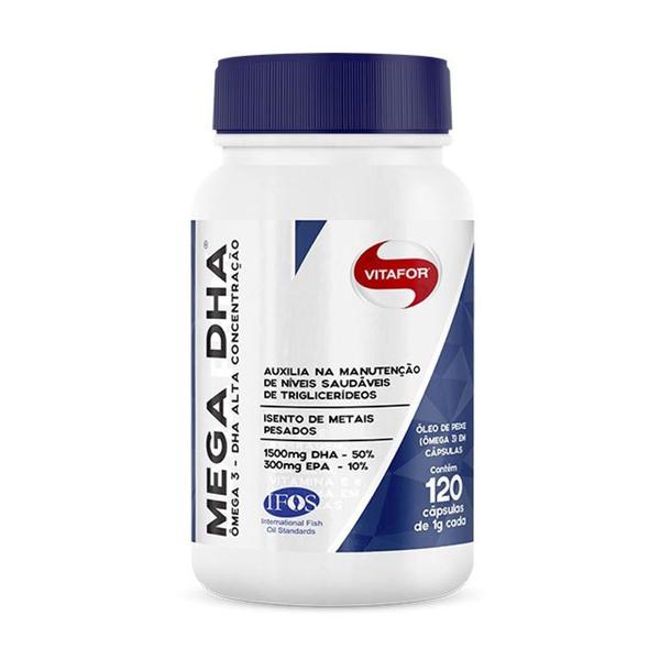 Mega DHA - 120 Caps de 1g Cada - Vitafor