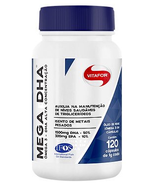 Mega DHA 120 Cápsulas Vitafor