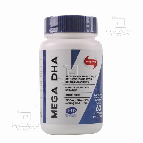 Mega Dha (1000mg) 60 Cápsulas - Vitafor