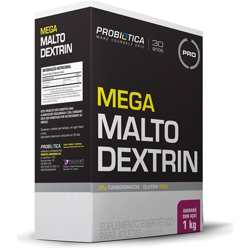 Mega Malto Dextrin 1Kg Probiótica - Guarana com Açai