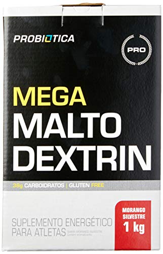 Mega Maltodextrin - 1 Kg Morango Silvestre - Probiótica, Probiótica