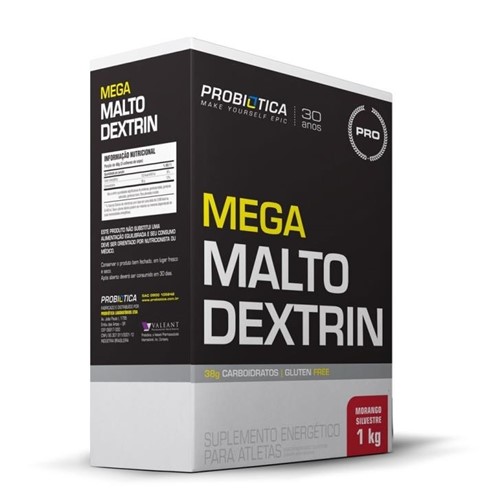 Mega Maltodextrina 1Kg Morango Silvestre - Probiótica