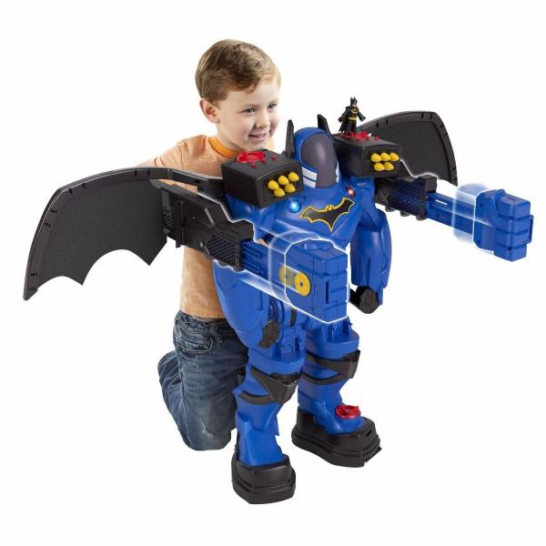 Mega Robô Battlebot Xtreme Batman - Imaginext Fisher Price - Dc