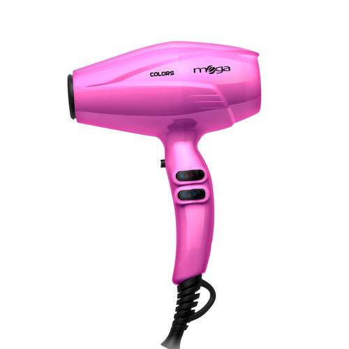 Secador de Cabelo Mega Colors Rosa At-220 220 Volts