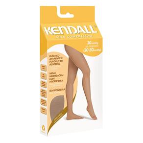 Meia-Calça Kendall Sem Ponteira Alta Compressão - BEGE - M